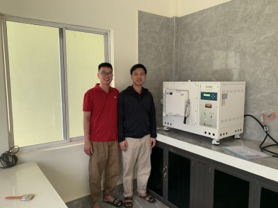 Lắp đặt và hướng dẫn sử dụng lò nung cho công ty chế biến và xuất nhập khẩu  CRISTOBALITE Quảng Bình